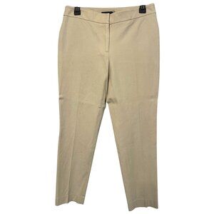 Tommy Hilfiger Womens Sz 4 Beige‎ Chino Slim Fit Cotton Blend Dress Pants